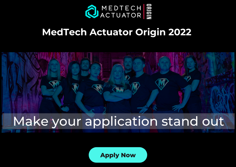 Make your MedTech Actuator Origin 2022 application stand out